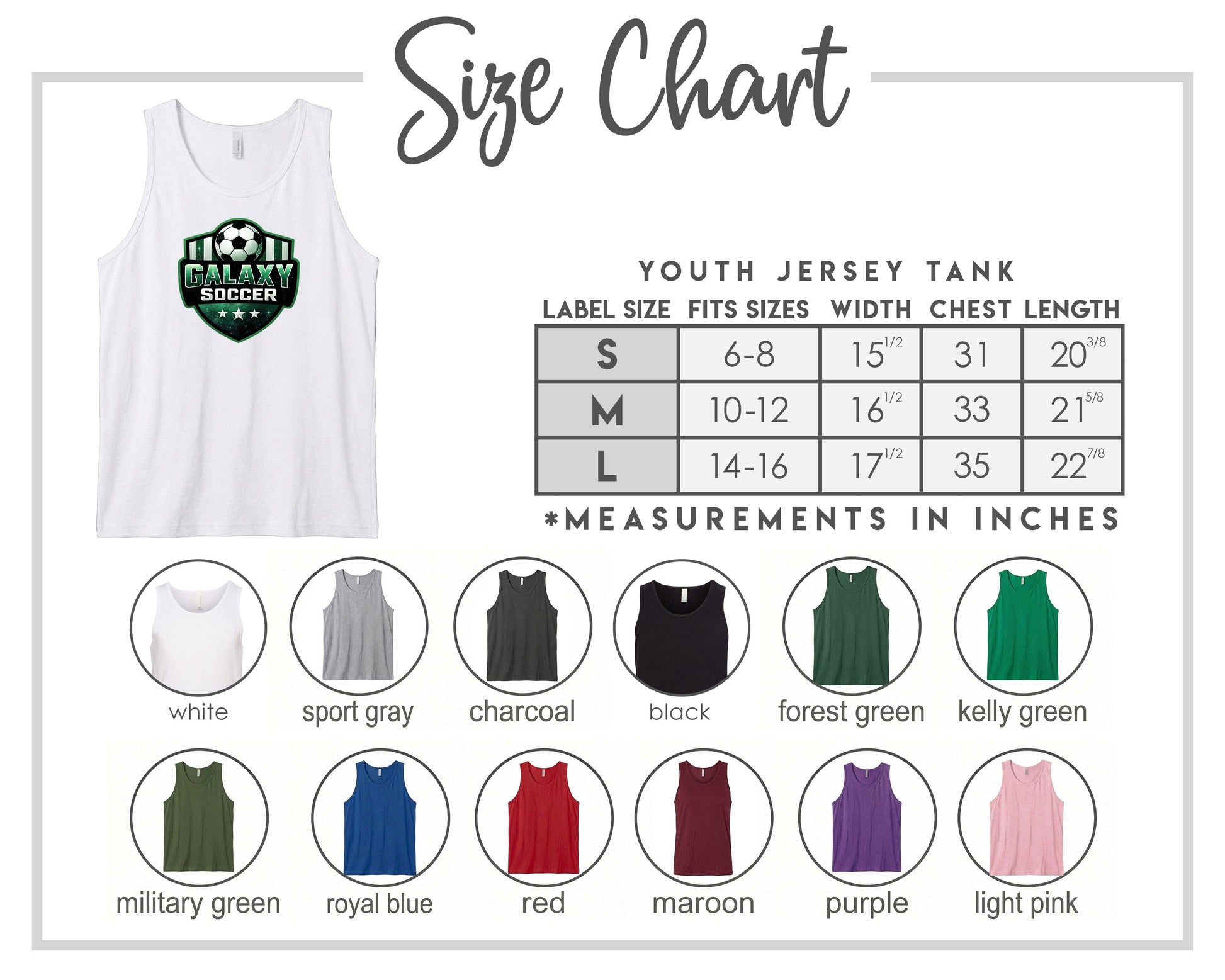 Youth Glittery Galaxy Crest Soccer Chest Logo T Shirt | Hoodie | Long Sleeve | Sweatshirt | Crew Neck | Tank Top Fiesta Doodle waterproof vinyl sticker. dishwasher safe outdoor sticker.