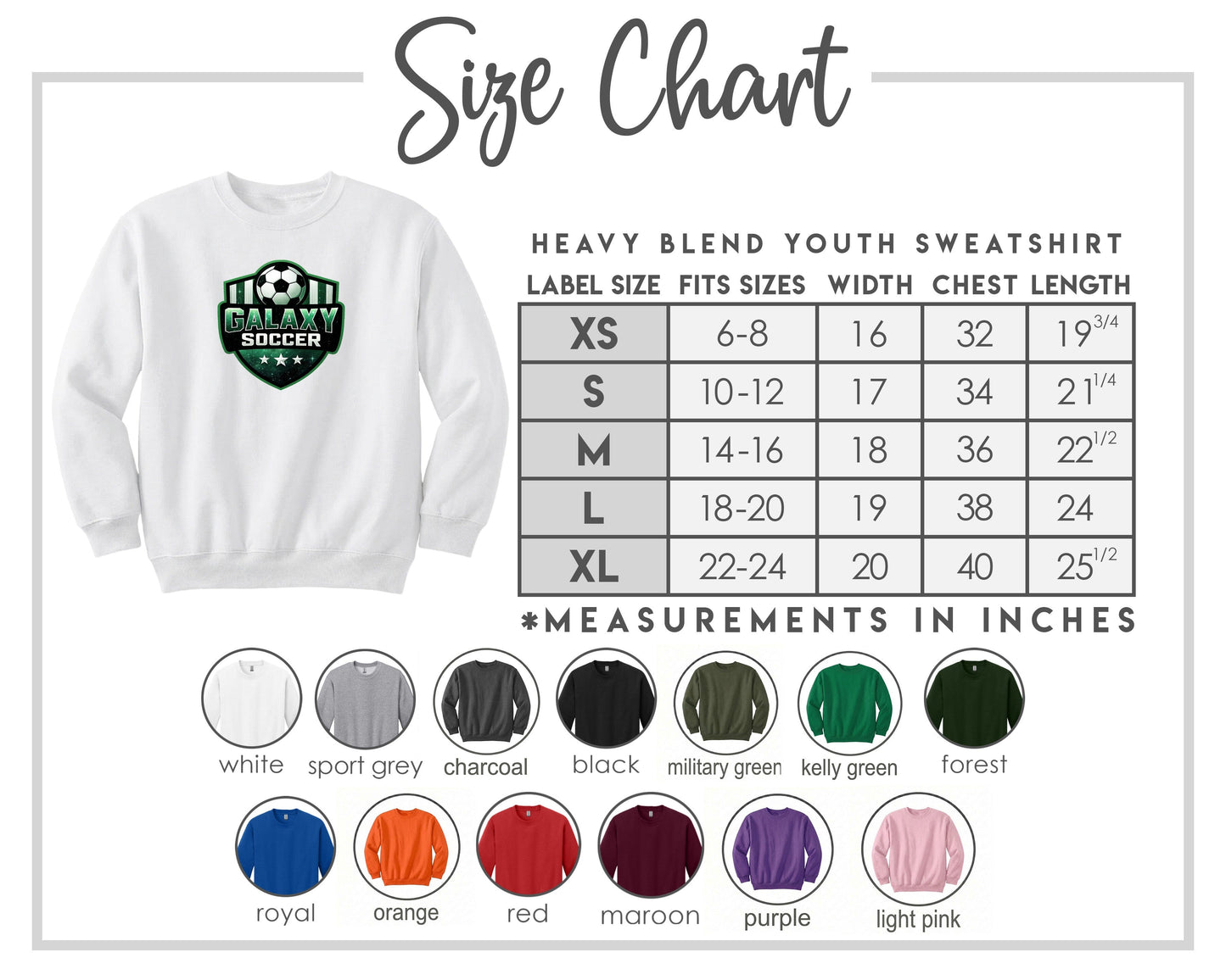 Youth Glittery Galaxy Crest Soccer Chest Logo T Shirt | Hoodie | Long Sleeve | Sweatshirt | Crew Neck | Tank Top Fiesta Doodle waterproof vinyl sticker. dishwasher safe outdoor sticker.