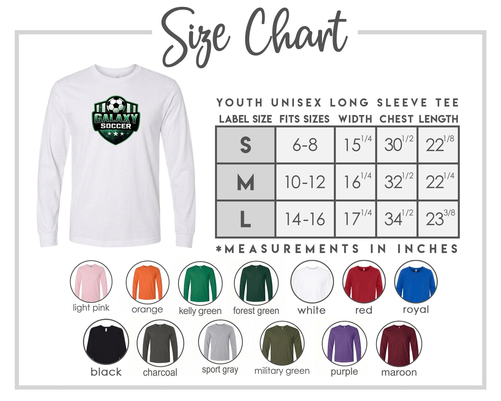 Youth Glittery Galaxy Crest Soccer Chest Logo T Shirt | Hoodie | Long Sleeve | Sweatshirt | Crew Neck | Tank Top Fiesta Doodle waterproof vinyl sticker. dishwasher safe outdoor sticker.