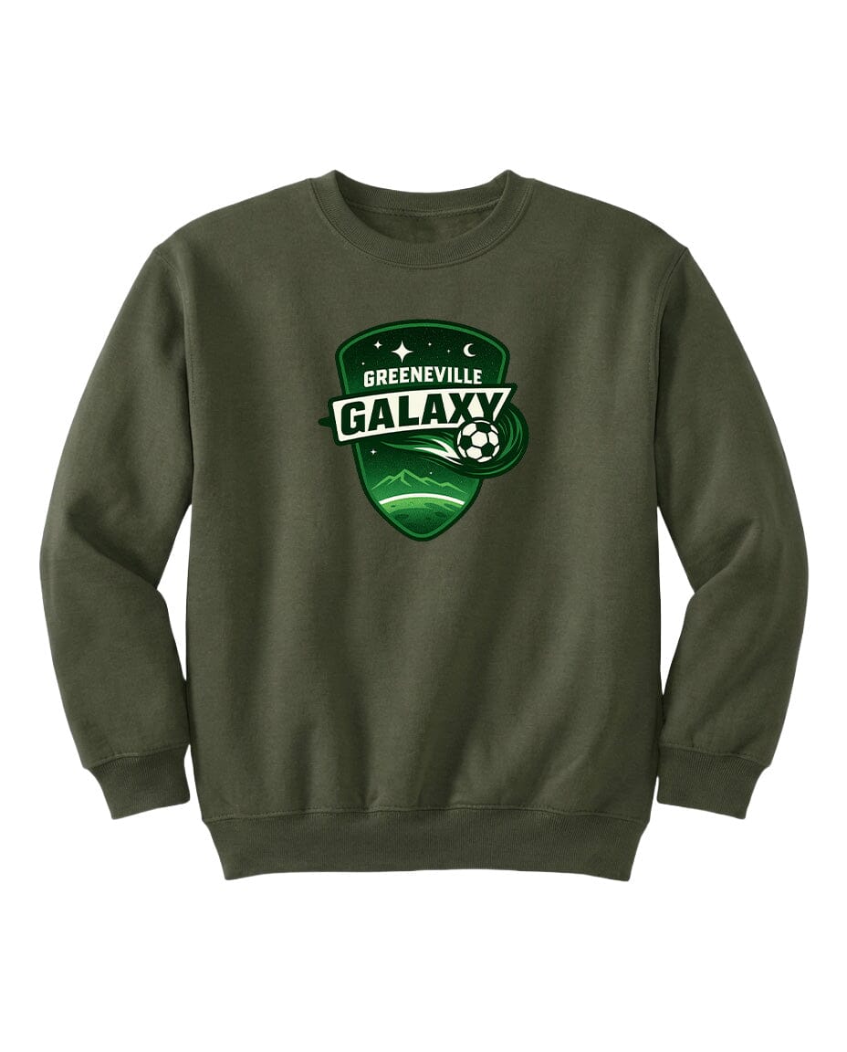 YOUTH Green Galaxy Chest Logo T Shirt | Hoodie | Long Sleeve | Sweatshirt | Crew Neck | Tank Top Fiesta Doodle waterproof vinyl sticker. dishwasher safe outdoor sticker.