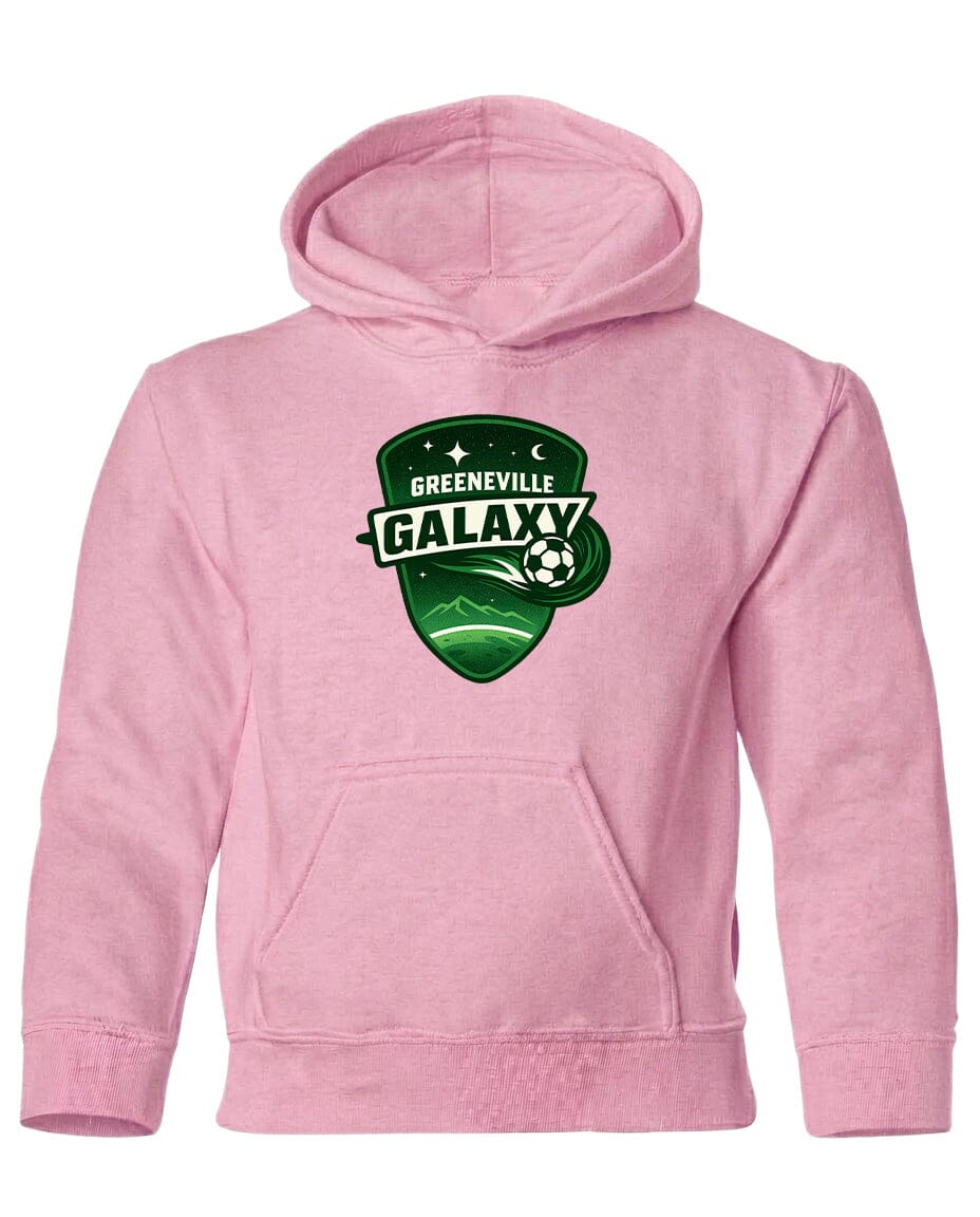 YOUTH Green Galaxy Chest Logo T Shirt | Hoodie | Long Sleeve | Sweatshirt | Crew Neck | Tank Top Fiesta Doodle Heavyweight Hoodie YXS Light Pink waterproof vinyl sticker. dishwasher safe outdoor sticker.