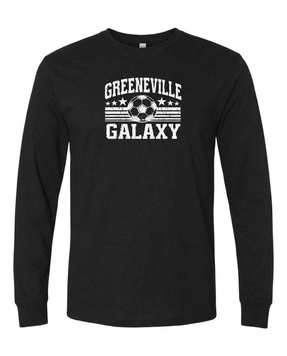 YOUTH Greeneville Galaxy Ball Chest Logo T Shirt | Hoodie | Long Sleeve | Sweatshirt | Crew Neck | Tank Top Fiesta Doodle waterproof vinyl sticker. dishwasher safe outdoor sticker.