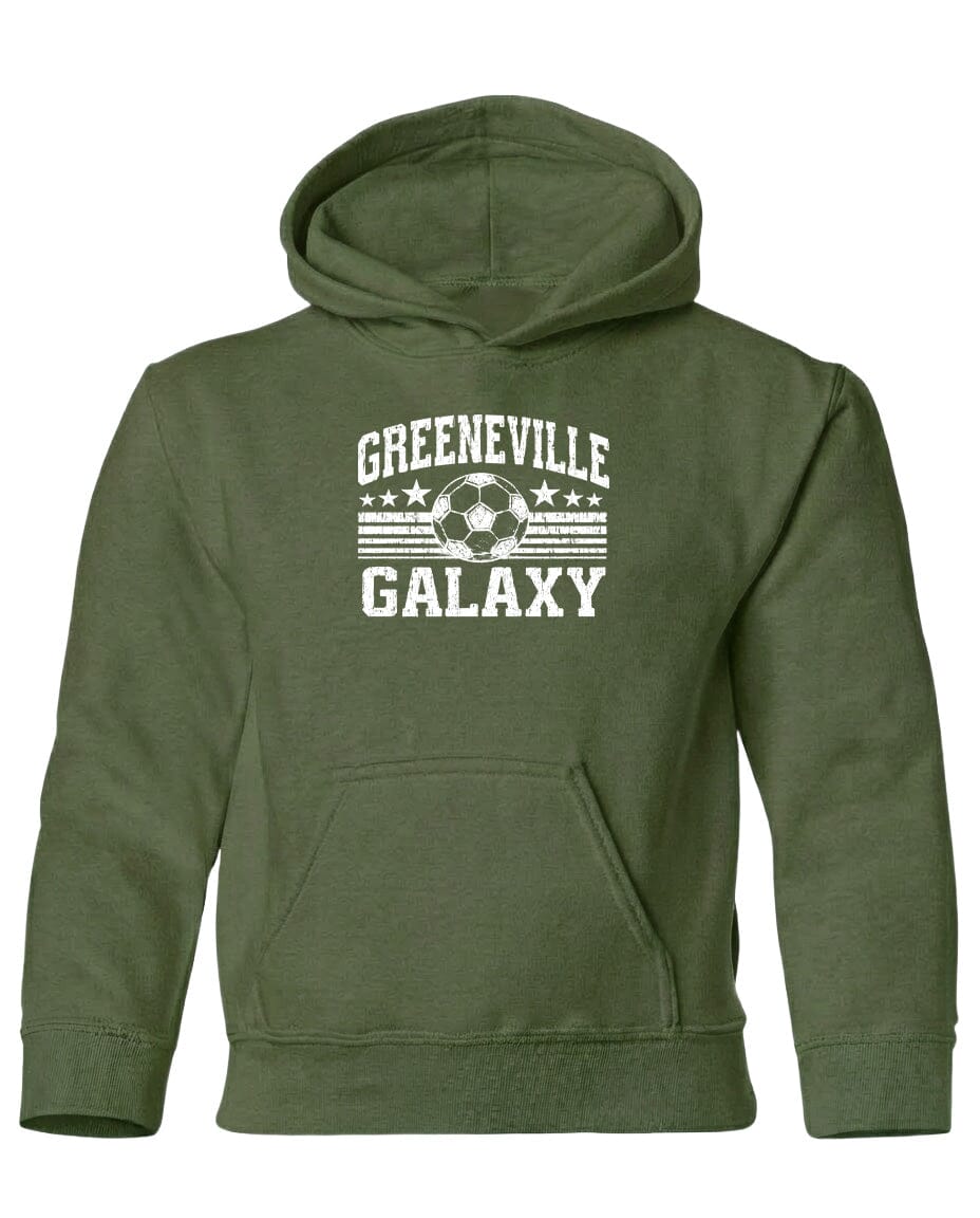 YOUTH Greeneville Galaxy Ball Chest Logo T Shirt | Hoodie | Long Sleeve | Sweatshirt | Crew Neck | Tank Top Fiesta Doodle waterproof vinyl sticker. dishwasher safe outdoor sticker.