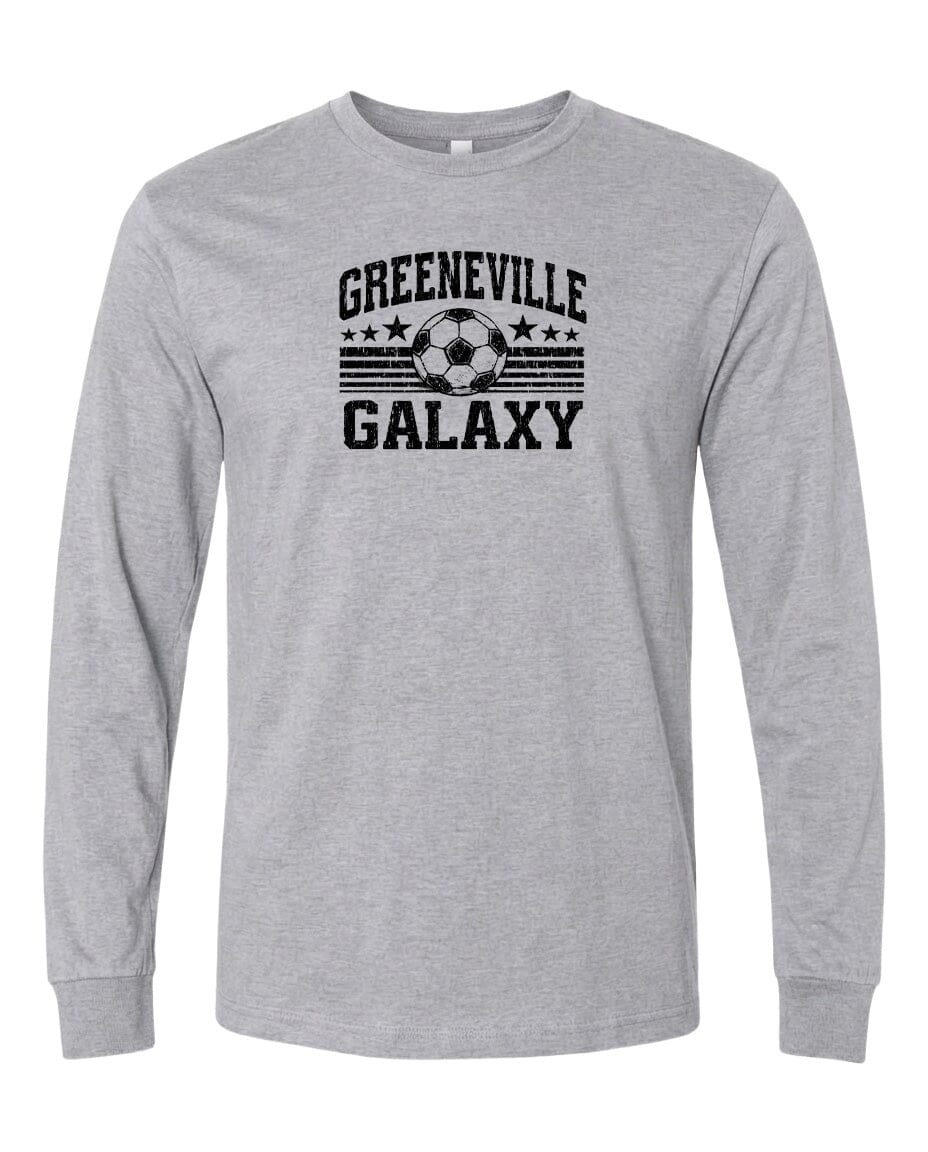 YOUTH Greeneville Galaxy Ball Chest Logo T Shirt | Hoodie | Long Sleeve | Sweatshirt | Crew Neck | Tank Top Fiesta Doodle waterproof vinyl sticker. dishwasher safe outdoor sticker.