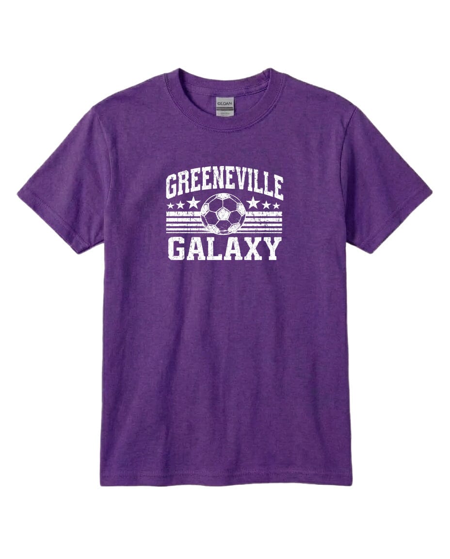 YOUTH Greeneville Galaxy Ball Chest Logo T Shirt | Hoodie | Long Sleeve | Sweatshirt | Crew Neck | Tank Top Fiesta Doodle waterproof vinyl sticker. dishwasher safe outdoor sticker.