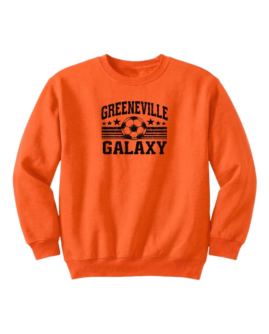 YOUTH Greeneville Galaxy Ball Chest Logo T Shirt | Hoodie | Long Sleeve | Sweatshirt | Crew Neck | Tank Top Fiesta Doodle waterproof vinyl sticker. dishwasher safe outdoor sticker.