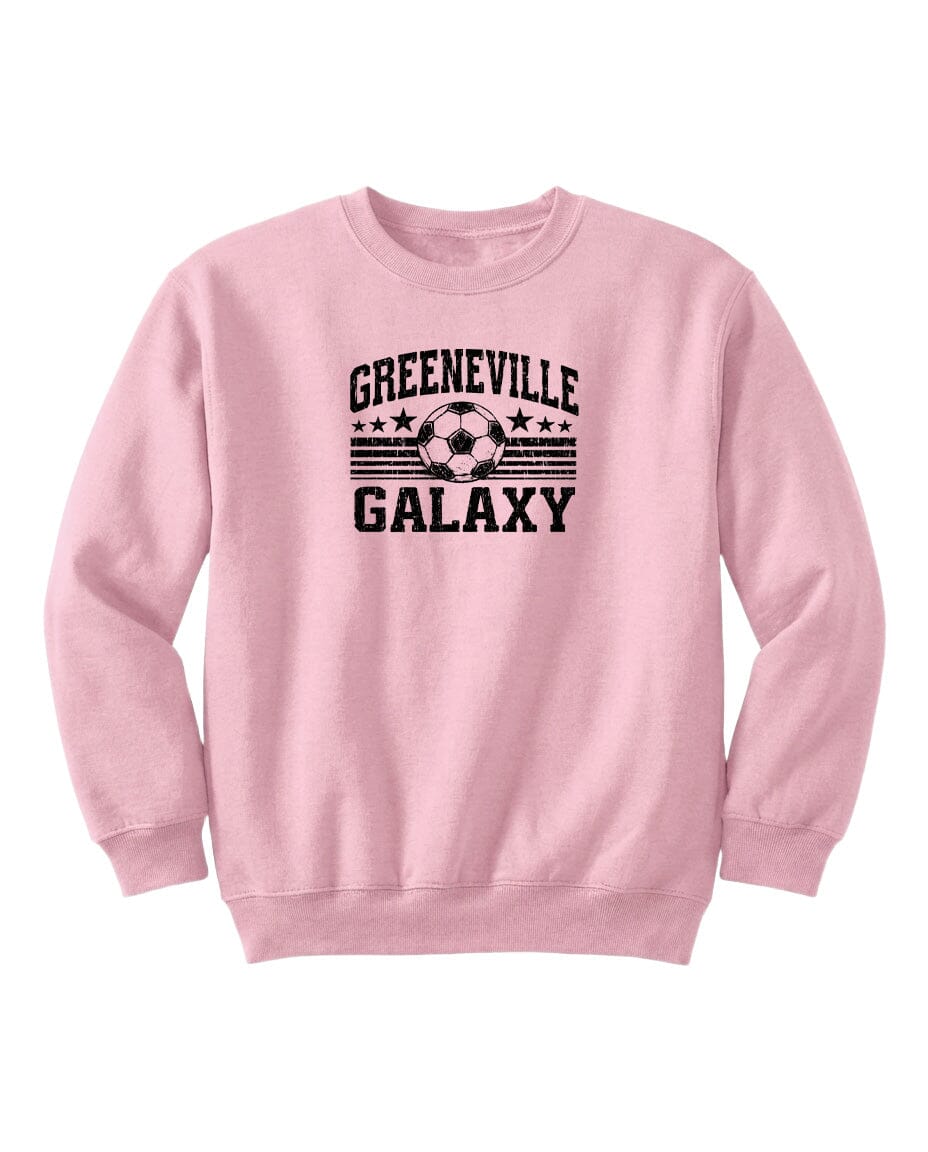 YOUTH Greeneville Galaxy Ball Chest Logo T Shirt | Hoodie | Long Sleeve | Sweatshirt | Crew Neck | Tank Top Fiesta Doodle waterproof vinyl sticker. dishwasher safe outdoor sticker.