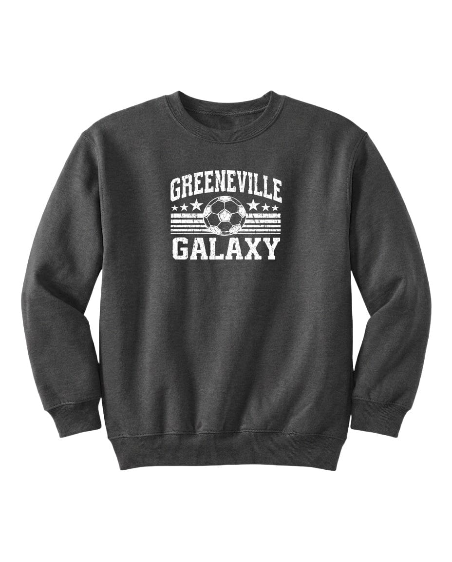 YOUTH Greeneville Galaxy Ball Chest Logo T Shirt | Hoodie | Long Sleeve | Sweatshirt | Crew Neck | Tank Top Fiesta Doodle waterproof vinyl sticker. dishwasher safe outdoor sticker.