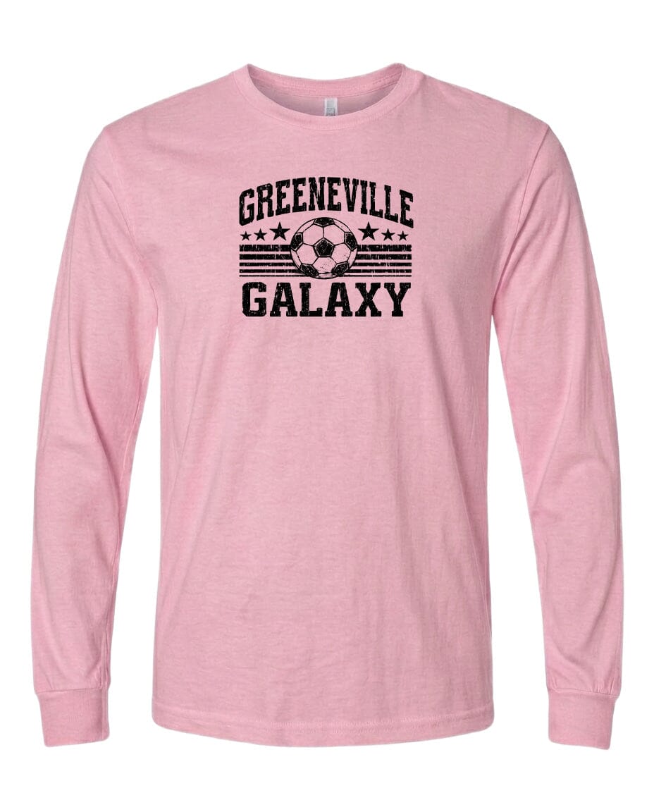 YOUTH Greeneville Galaxy Ball Chest Logo T Shirt | Hoodie | Long Sleeve | Sweatshirt | Crew Neck | Tank Top Fiesta Doodle waterproof vinyl sticker. dishwasher safe outdoor sticker.