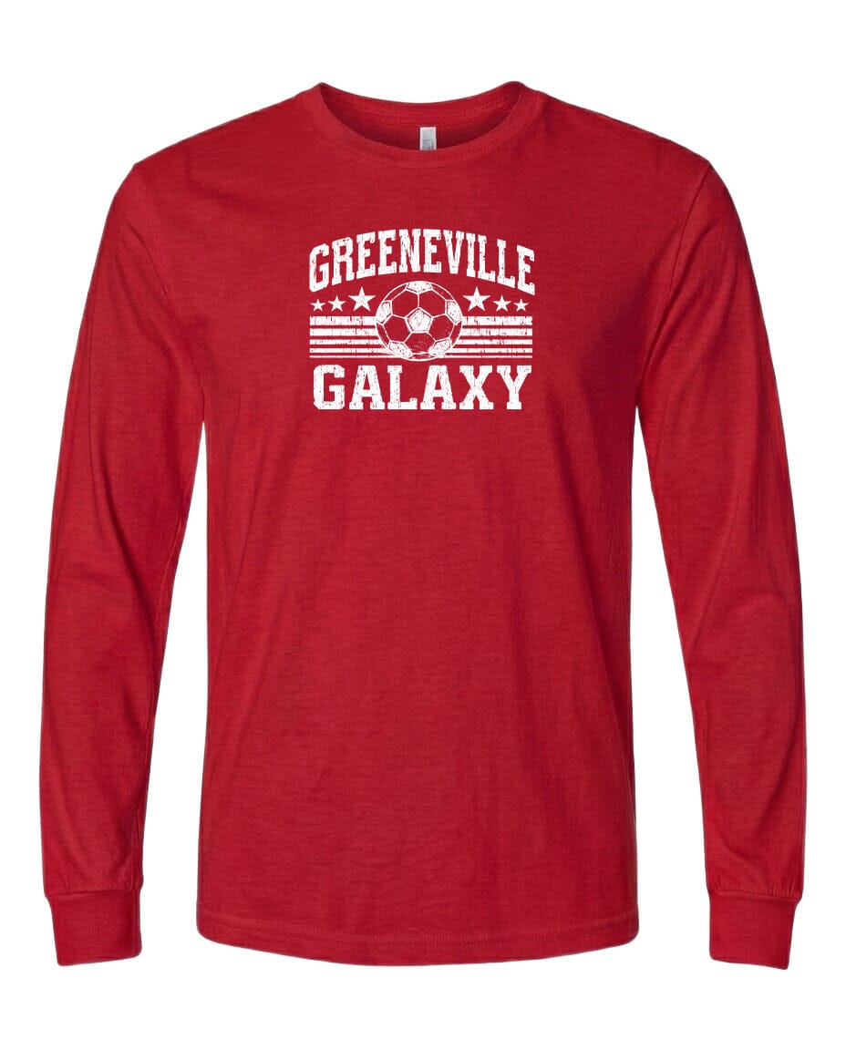 YOUTH Greeneville Galaxy Ball Chest Logo T Shirt | Hoodie | Long Sleeve | Sweatshirt | Crew Neck | Tank Top Fiesta Doodle waterproof vinyl sticker. dishwasher safe outdoor sticker.