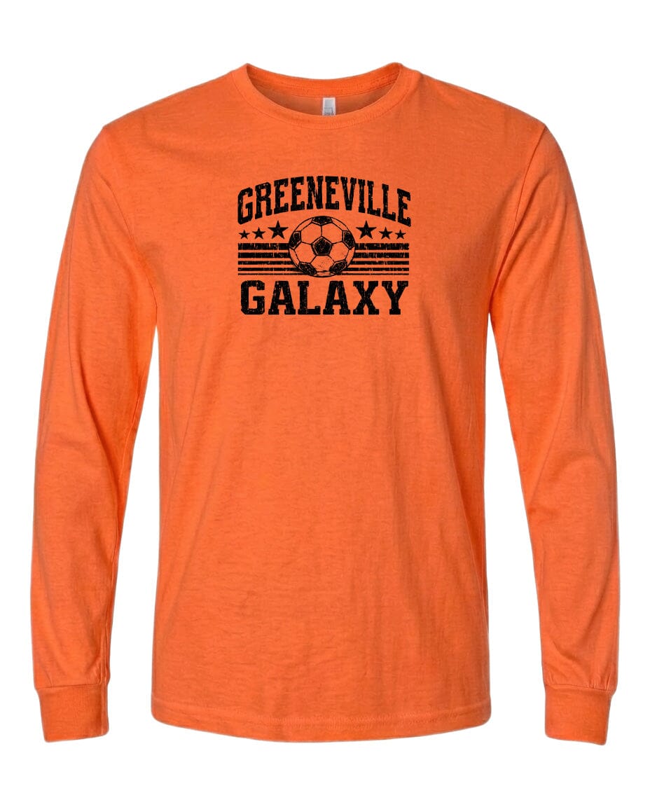 YOUTH Greeneville Galaxy Ball Chest Logo T Shirt | Hoodie | Long Sleeve | Sweatshirt | Crew Neck | Tank Top Fiesta Doodle waterproof vinyl sticker. dishwasher safe outdoor sticker.
