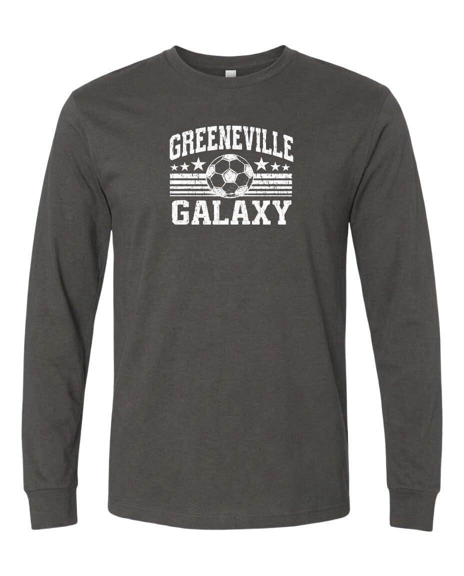 YOUTH Greeneville Galaxy Ball Chest Logo T Shirt | Hoodie | Long Sleeve | Sweatshirt | Crew Neck | Tank Top Fiesta Doodle waterproof vinyl sticker. dishwasher safe outdoor sticker.
