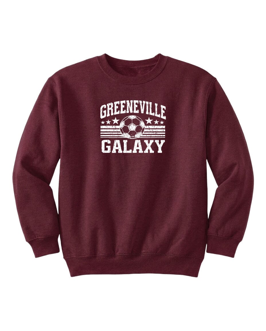 YOUTH Greeneville Galaxy Ball Chest Logo T Shirt | Hoodie | Long Sleeve | Sweatshirt | Crew Neck | Tank Top Fiesta Doodle waterproof vinyl sticker. dishwasher safe outdoor sticker.