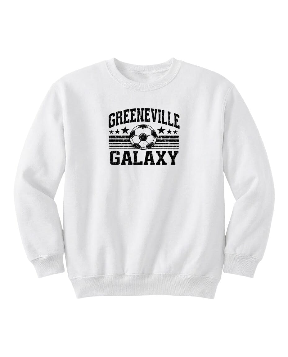 YOUTH Greeneville Galaxy Ball Chest Logo T Shirt | Hoodie | Long Sleeve | Sweatshirt | Crew Neck | Tank Top Fiesta Doodle waterproof vinyl sticker. dishwasher safe outdoor sticker.