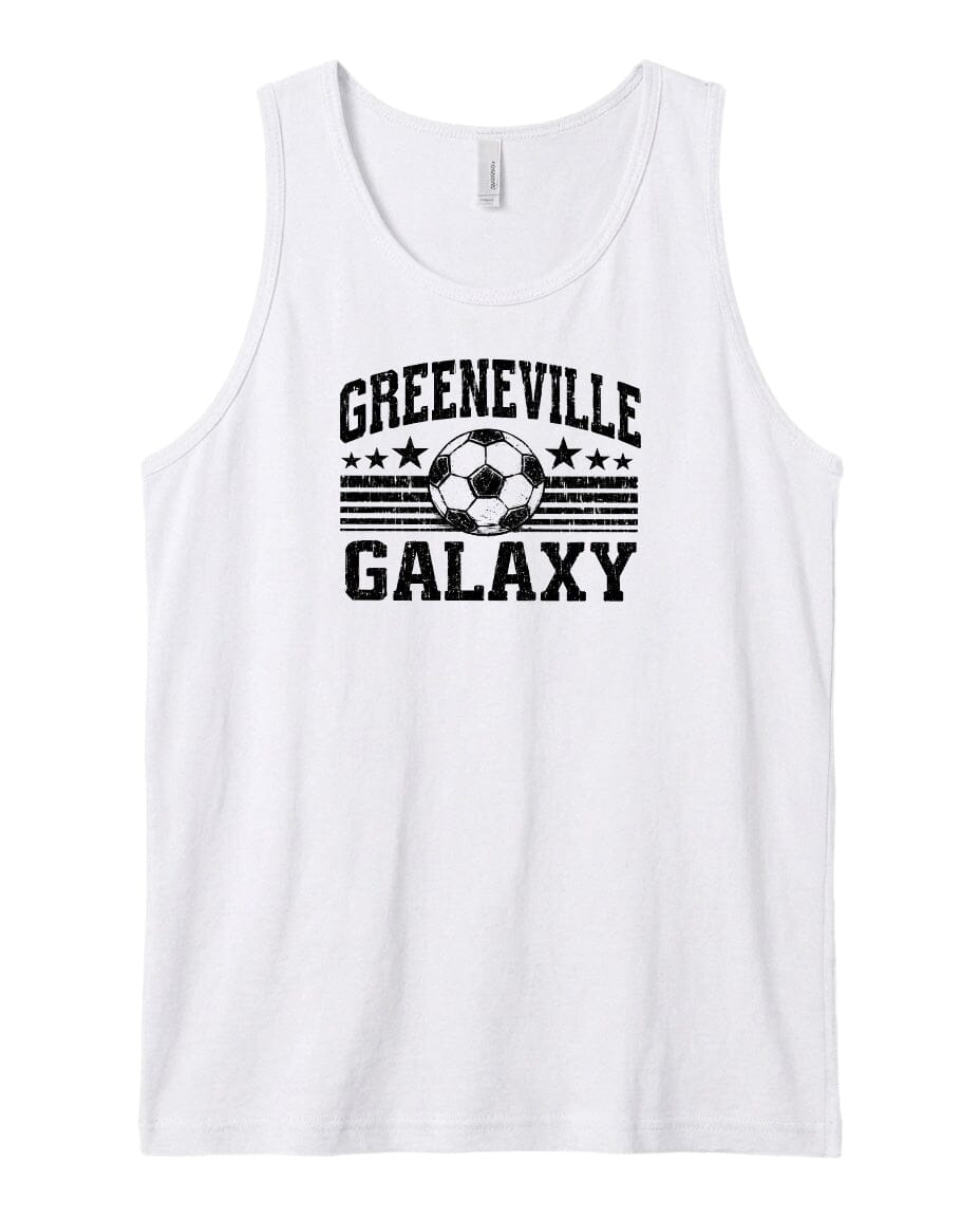YOUTH Greeneville Galaxy Ball Chest Logo T Shirt | Hoodie | Long Sleeve | Sweatshirt | Crew Neck | Tank Top Fiesta Doodle waterproof vinyl sticker. dishwasher safe outdoor sticker.