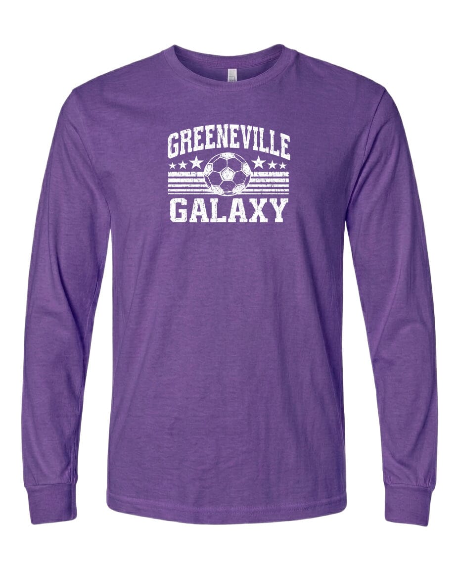 YOUTH Greeneville Galaxy Ball Chest Logo T Shirt | Hoodie | Long Sleeve | Sweatshirt | Crew Neck | Tank Top Fiesta Doodle waterproof vinyl sticker. dishwasher safe outdoor sticker.