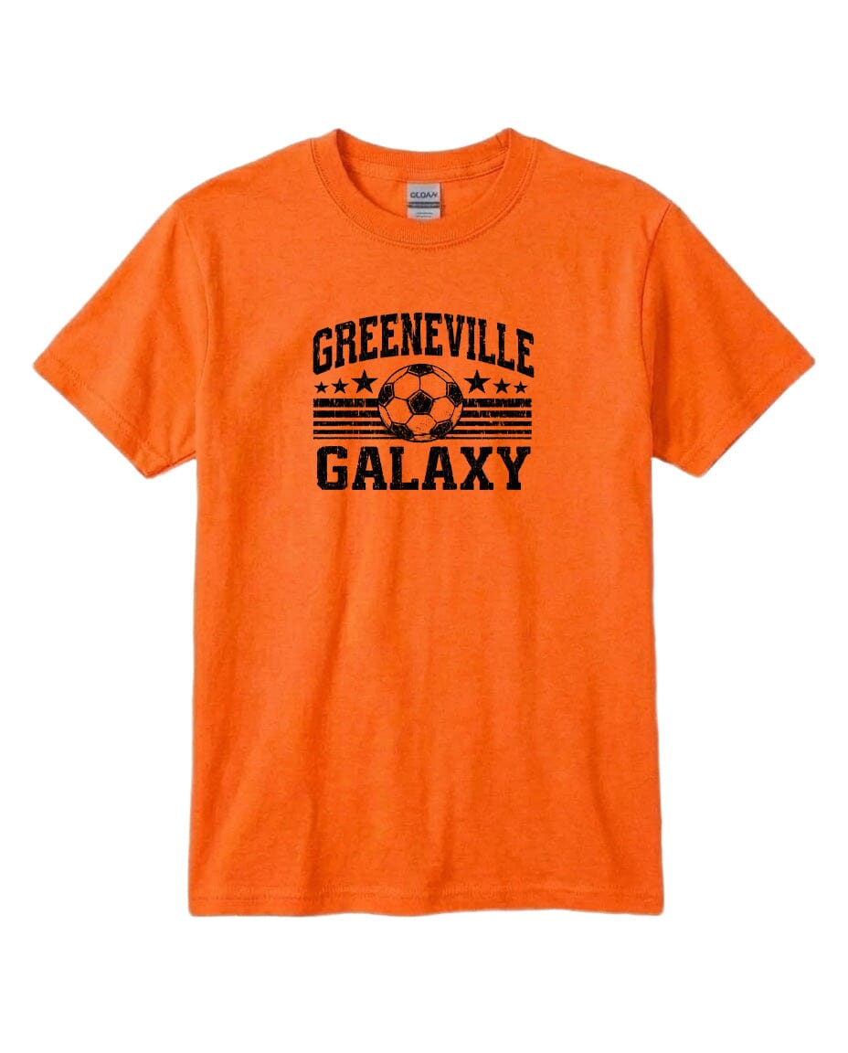 YOUTH Greeneville Galaxy Ball Chest Logo T Shirt | Hoodie | Long Sleeve | Sweatshirt | Crew Neck | Tank Top Fiesta Doodle waterproof vinyl sticker. dishwasher safe outdoor sticker.