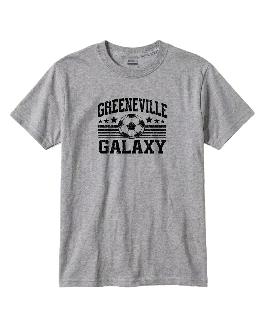 YOUTH Greeneville Galaxy Ball Chest Logo T Shirt | Hoodie | Long Sleeve | Sweatshirt | Crew Neck | Tank Top Fiesta Doodle waterproof vinyl sticker. dishwasher safe outdoor sticker.