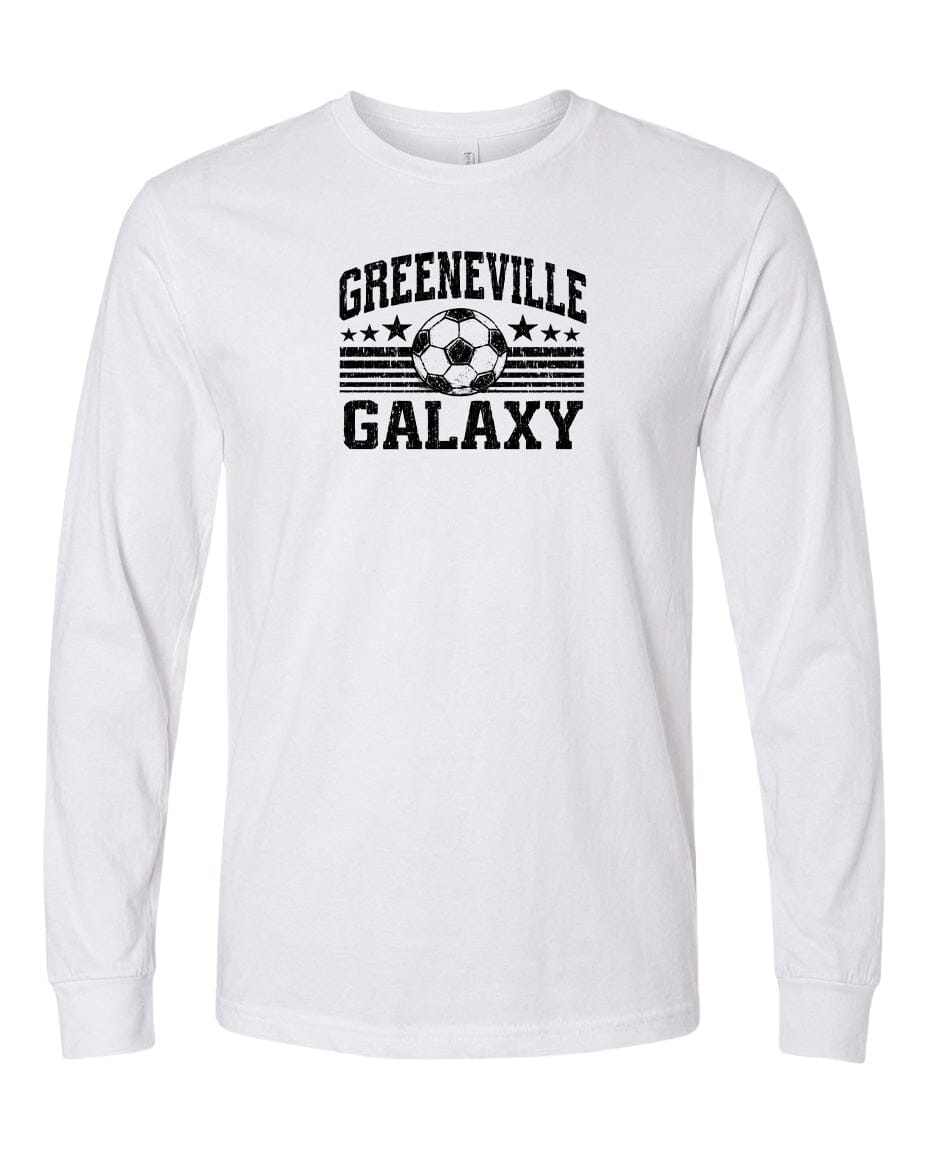 YOUTH Greeneville Galaxy Ball Chest Logo T Shirt | Hoodie | Long Sleeve | Sweatshirt | Crew Neck | Tank Top Fiesta Doodle waterproof vinyl sticker. dishwasher safe outdoor sticker.