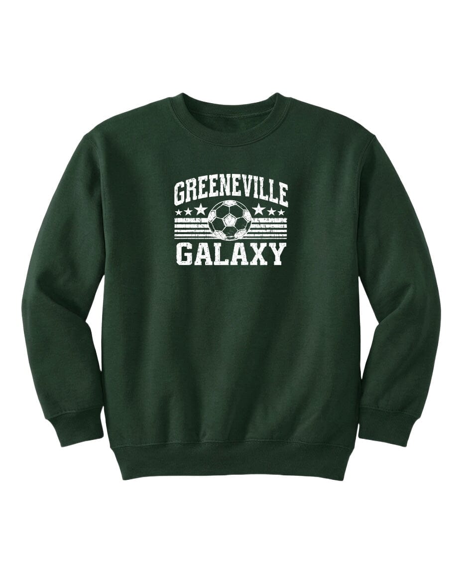 YOUTH Greeneville Galaxy Ball Chest Logo T Shirt | Hoodie | Long Sleeve | Sweatshirt | Crew Neck | Tank Top Fiesta Doodle waterproof vinyl sticker. dishwasher safe outdoor sticker.