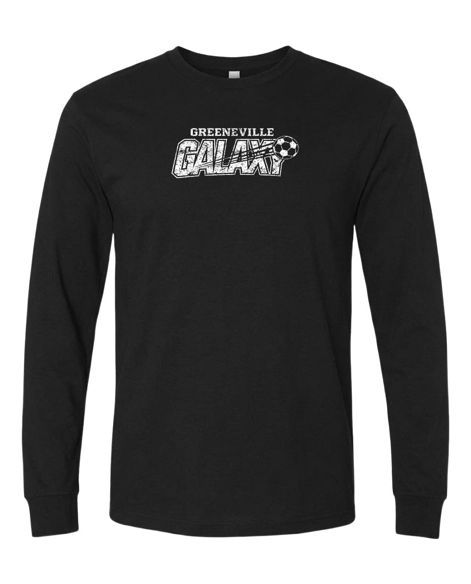 YOUTH Greeneville Galaxy Distressed Chest Logo T Shirt | Hoodie | Long Sleeve | Sweatshirt | Crew Neck | Tank Top Fiesta Doodle waterproof vinyl sticker. dishwasher safe outdoor sticker.