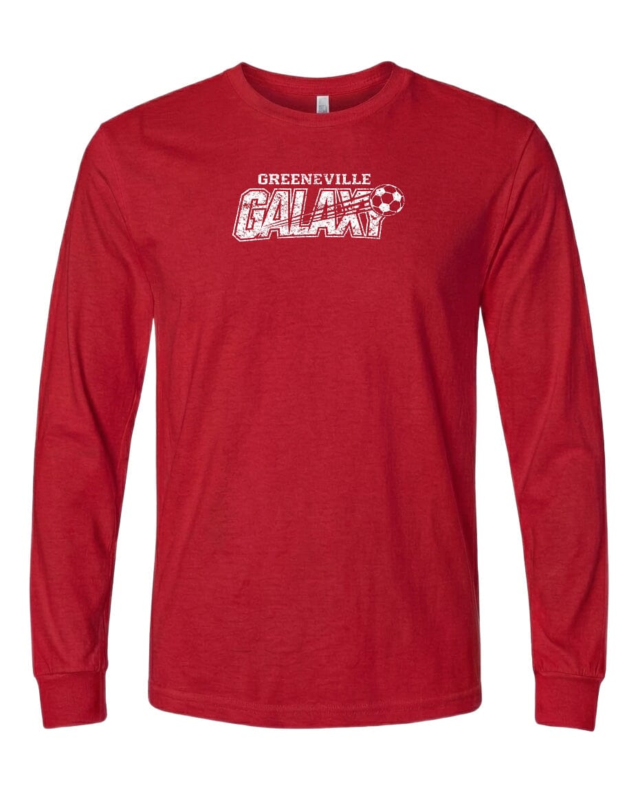 YOUTH Greeneville Galaxy Distressed Chest Logo T Shirt | Hoodie | Long Sleeve | Sweatshirt | Crew Neck | Tank Top Fiesta Doodle waterproof vinyl sticker. dishwasher safe outdoor sticker.