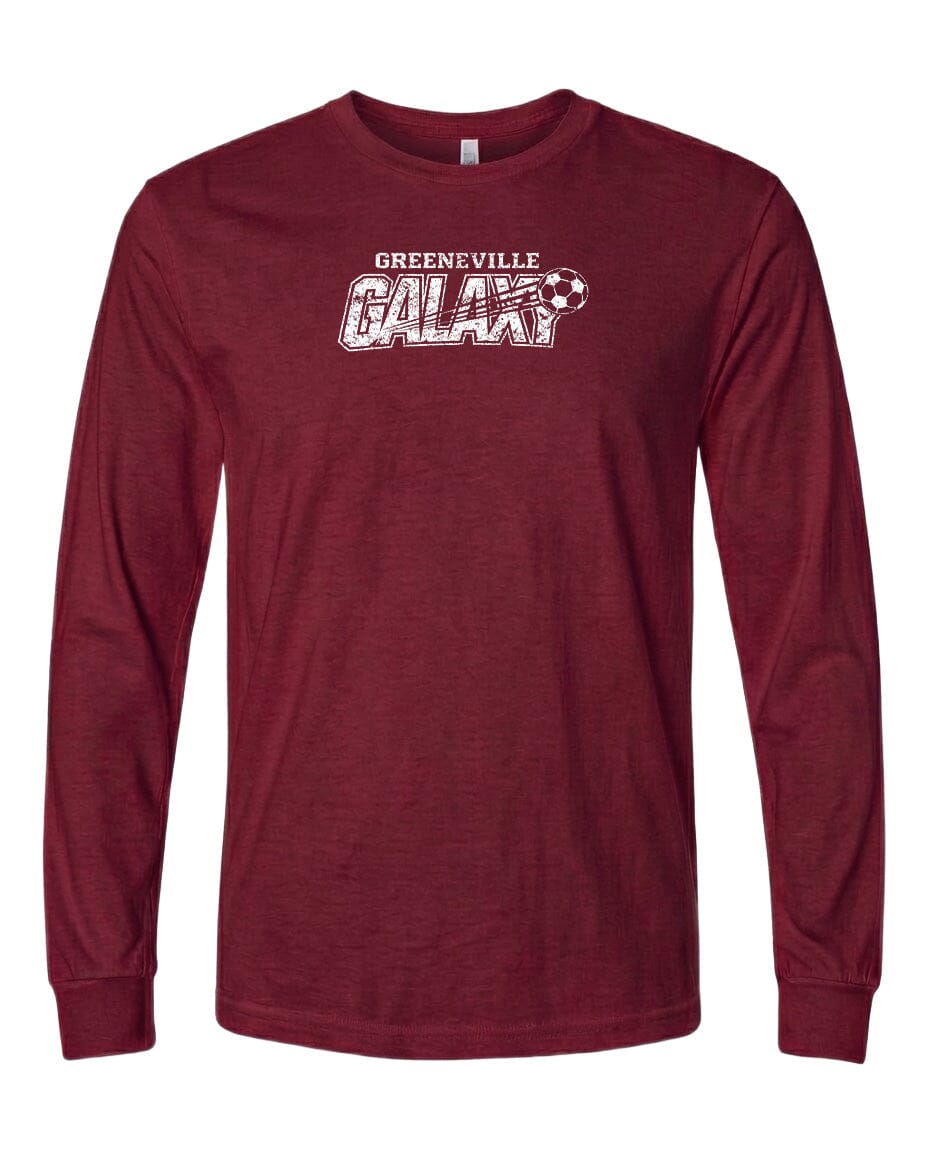 YOUTH Greeneville Galaxy Distressed Chest Logo T Shirt | Hoodie | Long Sleeve | Sweatshirt | Crew Neck | Tank Top Fiesta Doodle waterproof vinyl sticker. dishwasher safe outdoor sticker.