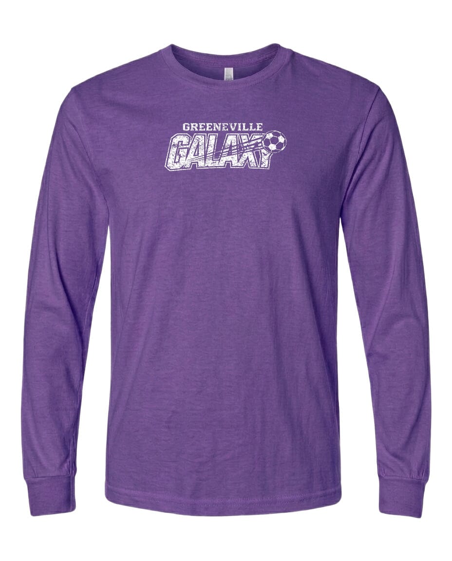 YOUTH Greeneville Galaxy Distressed Chest Logo T Shirt | Hoodie | Long Sleeve | Sweatshirt | Crew Neck | Tank Top Fiesta Doodle waterproof vinyl sticker. dishwasher safe outdoor sticker.
