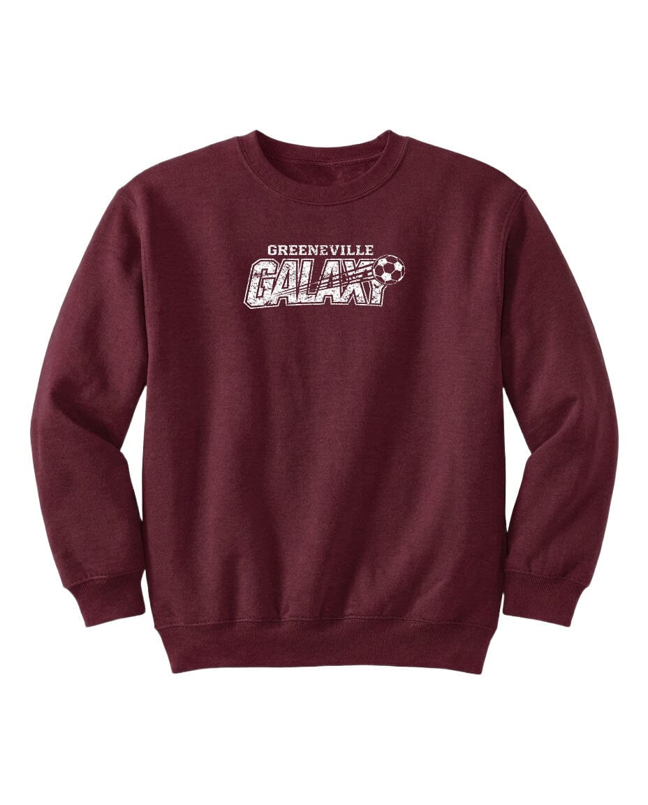 YOUTH Greeneville Galaxy Distressed Chest Logo T Shirt | Hoodie | Long Sleeve | Sweatshirt | Crew Neck | Tank Top Fiesta Doodle waterproof vinyl sticker. dishwasher safe outdoor sticker.