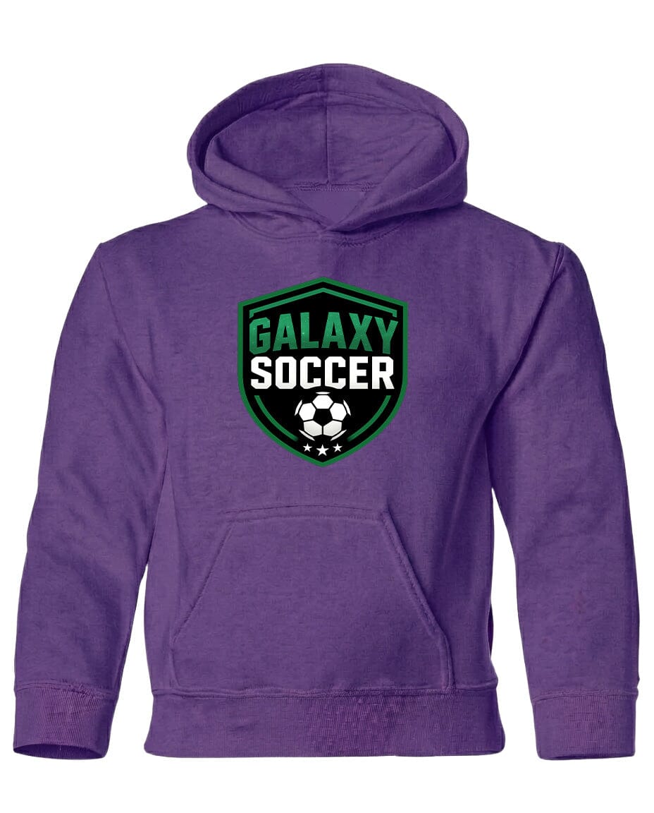Youth Greeneville Galaxy Soccer Crest Chest Logo T Shirt | Hoodie | Long Sleeve | Sweatshirt | Crew Neck | Tank Top Fiesta Doodle Heavyweight Hoodie YXS Purple waterproof vinyl sticker. dishwasher safe outdoor sticker.