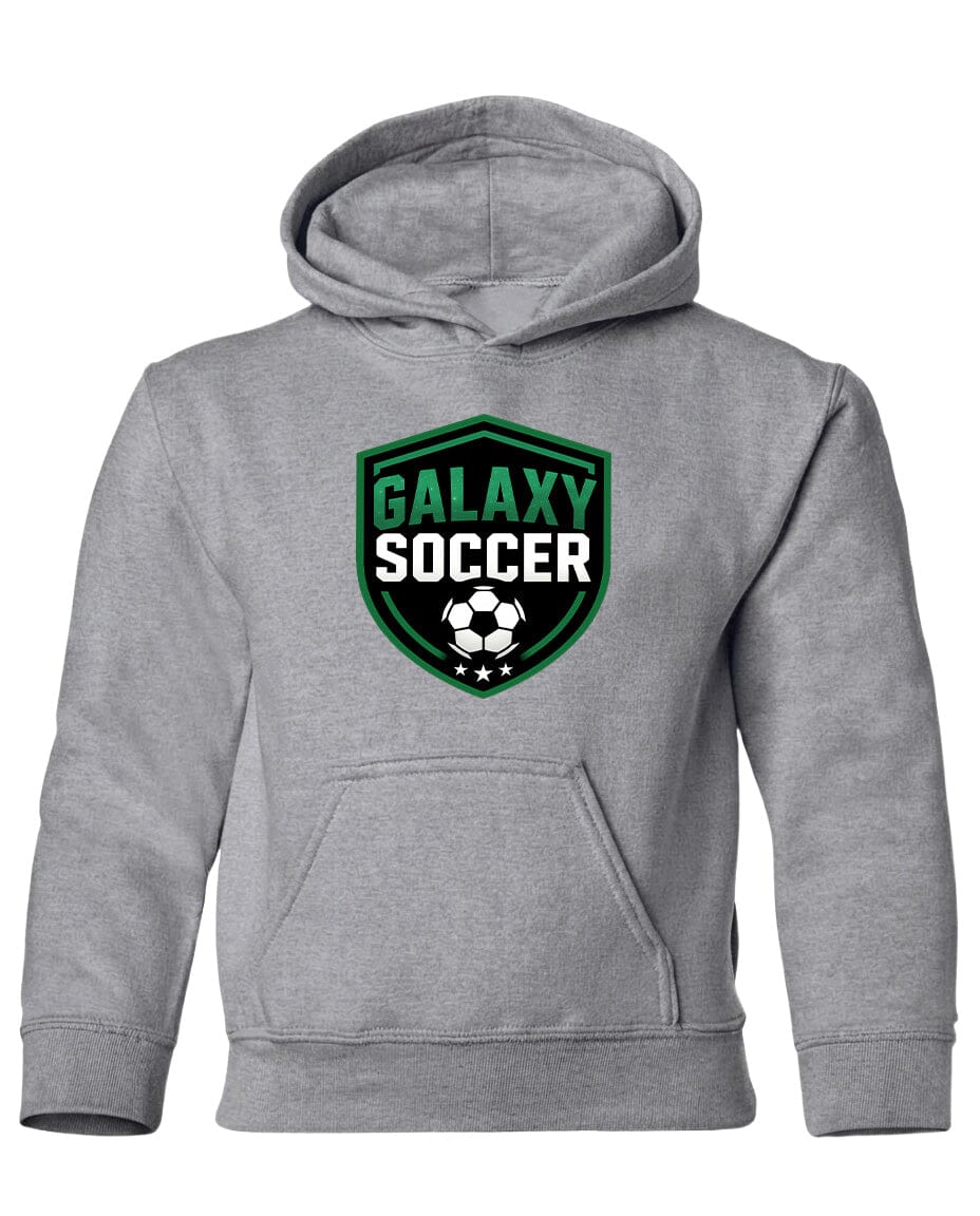 Youth Greeneville Galaxy Soccer Crest Chest Logo T Shirt | Hoodie | Long Sleeve | Sweatshirt | Crew Neck | Tank Top Fiesta Doodle Heavyweight Hoodie YXS Sport Gray waterproof vinyl sticker. dishwasher safe outdoor sticker.