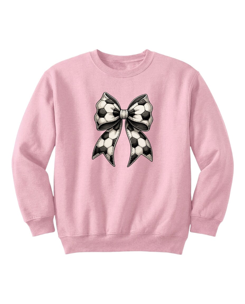 Youth Soccer Ribbon Chest Logo T Shirt | Hoodie | Long Sleeve | Sweatshirt | Crew Neck | Tank Top Fiesta Doodle waterproof vinyl sticker. dishwasher safe outdoor sticker.