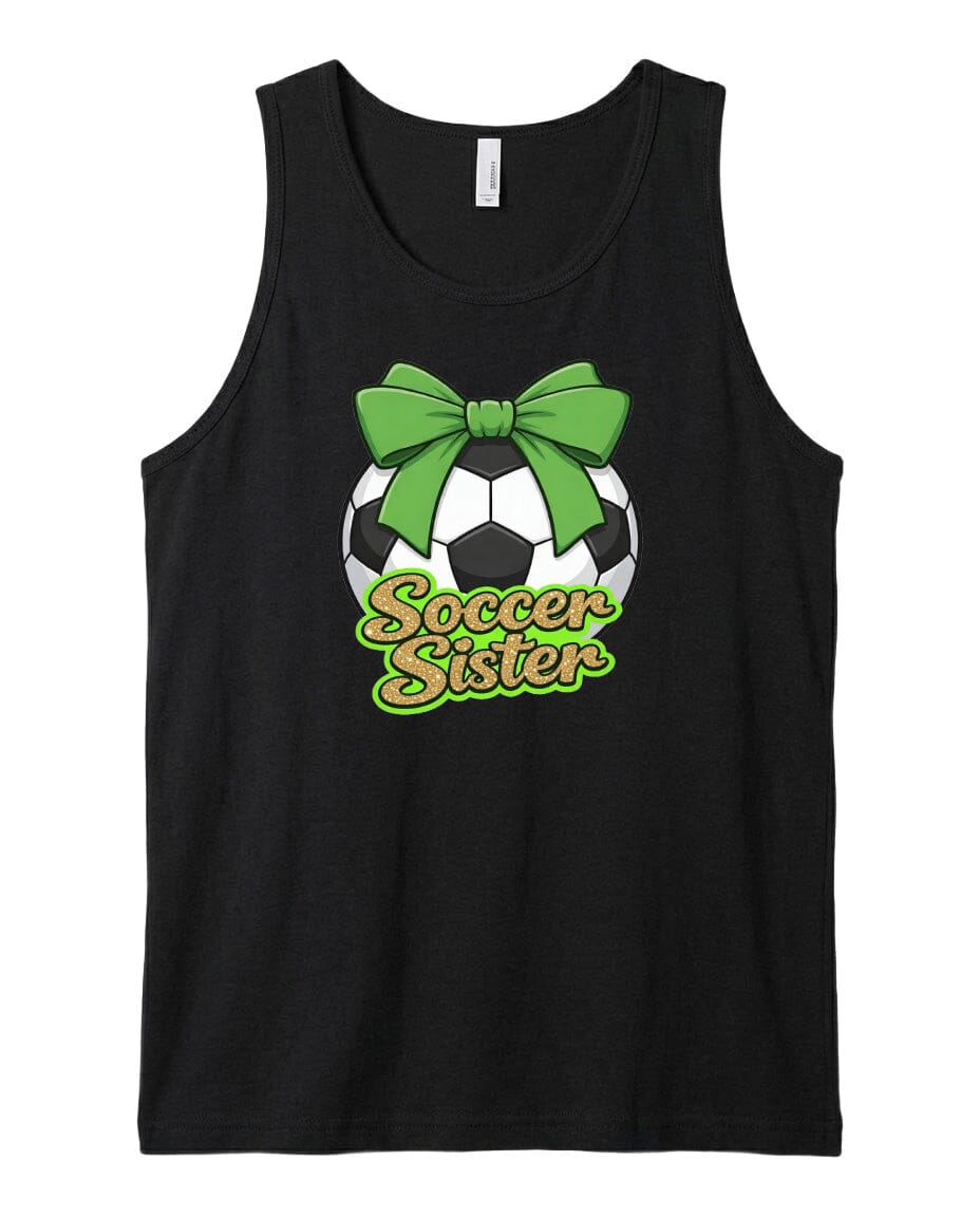 YOUTH Soccer Sister Chest Logo T Shirt | Hoodie | Long Sleeve | Sweatshirt | Crew Neck | Tank Top 2 Fiesta Doodle waterproof vinyl sticker. dishwasher safe outdoor sticker.