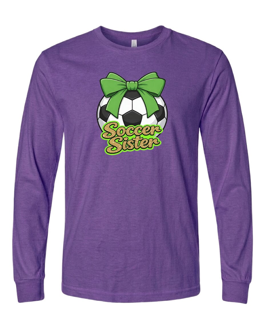 YOUTH Soccer Sister Chest Logo T Shirt | Hoodie | Long Sleeve | Sweatshirt | Crew Neck | Tank Top 2 Fiesta Doodle waterproof vinyl sticker. dishwasher safe outdoor sticker.