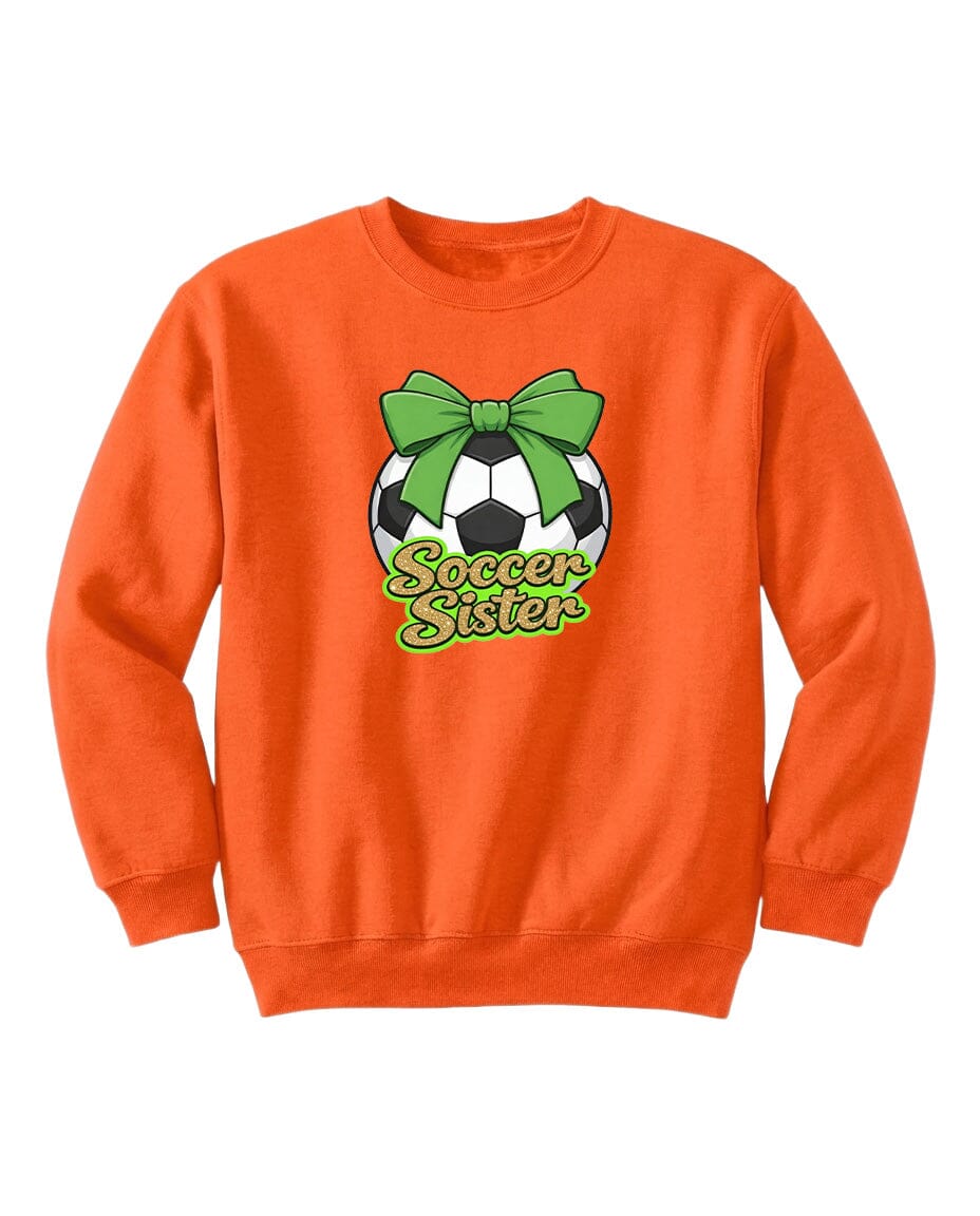 YOUTH Soccer Sister Chest Logo T Shirt | Hoodie | Long Sleeve | Sweatshirt | Crew Neck | Tank Top 2 Fiesta Doodle waterproof vinyl sticker. dishwasher safe outdoor sticker.