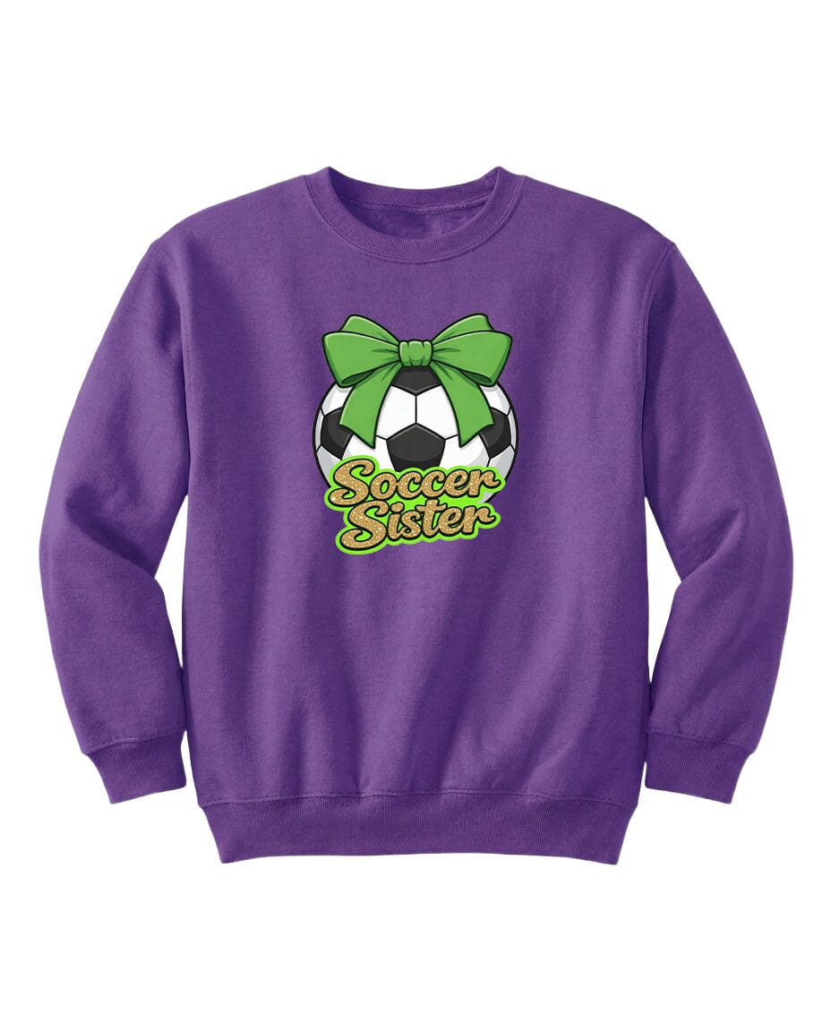 YOUTH Soccer Sister Chest Logo T Shirt | Hoodie | Long Sleeve | Sweatshirt | Crew Neck | Tank Top 2 Fiesta Doodle waterproof vinyl sticker. dishwasher safe outdoor sticker.