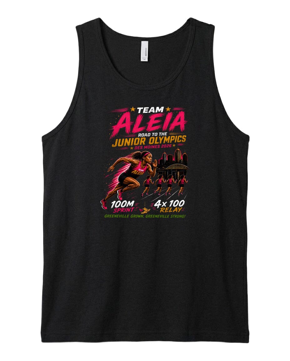 YOUTH Team Aleia Full Chest Logo T Shirt | Hoodie | Long Sleeve | Sweatshirt | Crew Neck | Tank Top Fiesta Doodle waterproof vinyl sticker. dishwasher safe outdoor sticker.