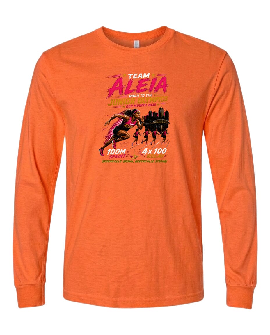 YOUTH Team Aleia Full Chest Logo T Shirt | Hoodie | Long Sleeve | Sweatshirt | Crew Neck | Tank Top Fiesta Doodle waterproof vinyl sticker. dishwasher safe outdoor sticker.