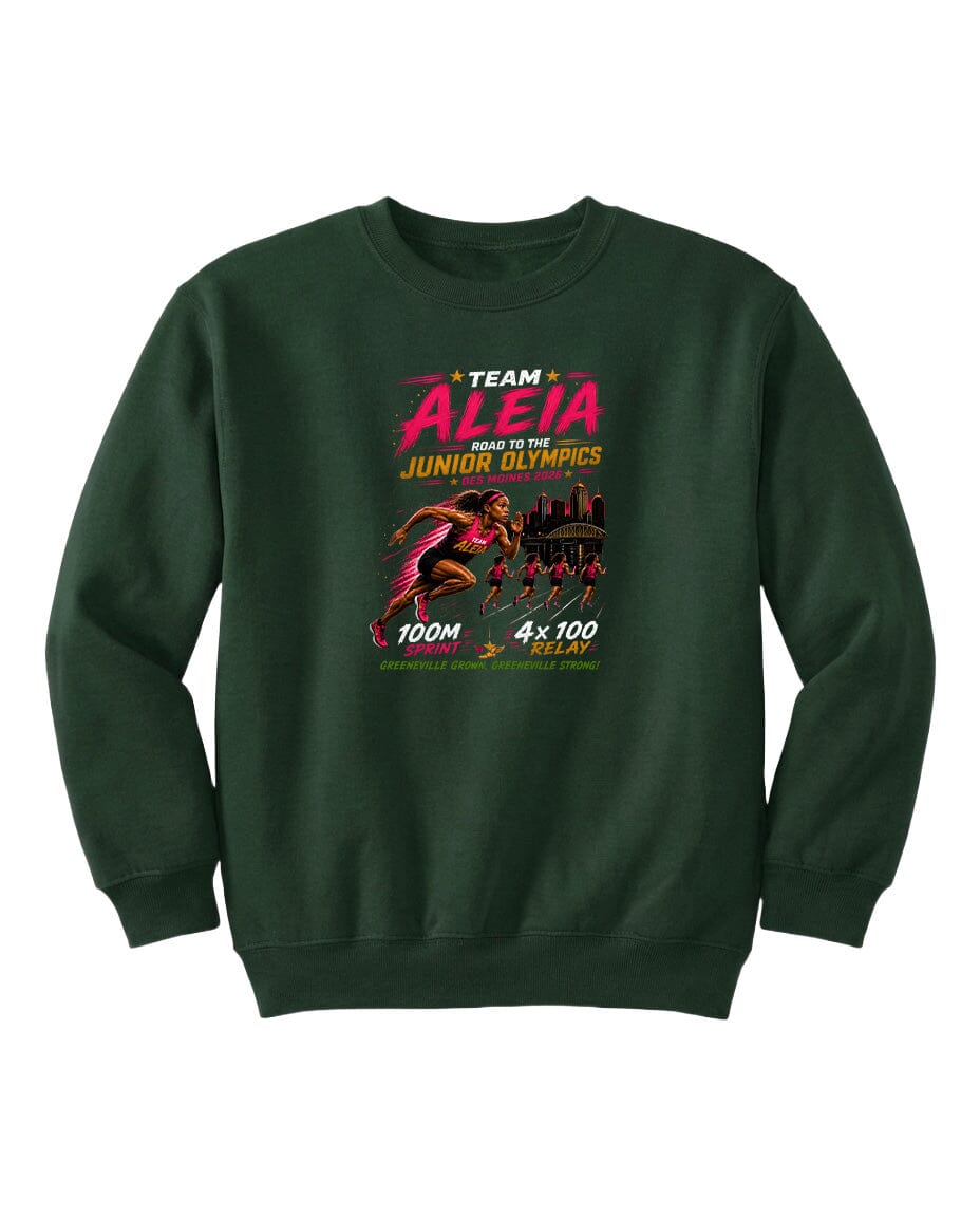YOUTH Team Aleia Full Chest Logo T Shirt | Hoodie | Long Sleeve | Sweatshirt | Crew Neck | Tank Top Fiesta Doodle waterproof vinyl sticker. dishwasher safe outdoor sticker.