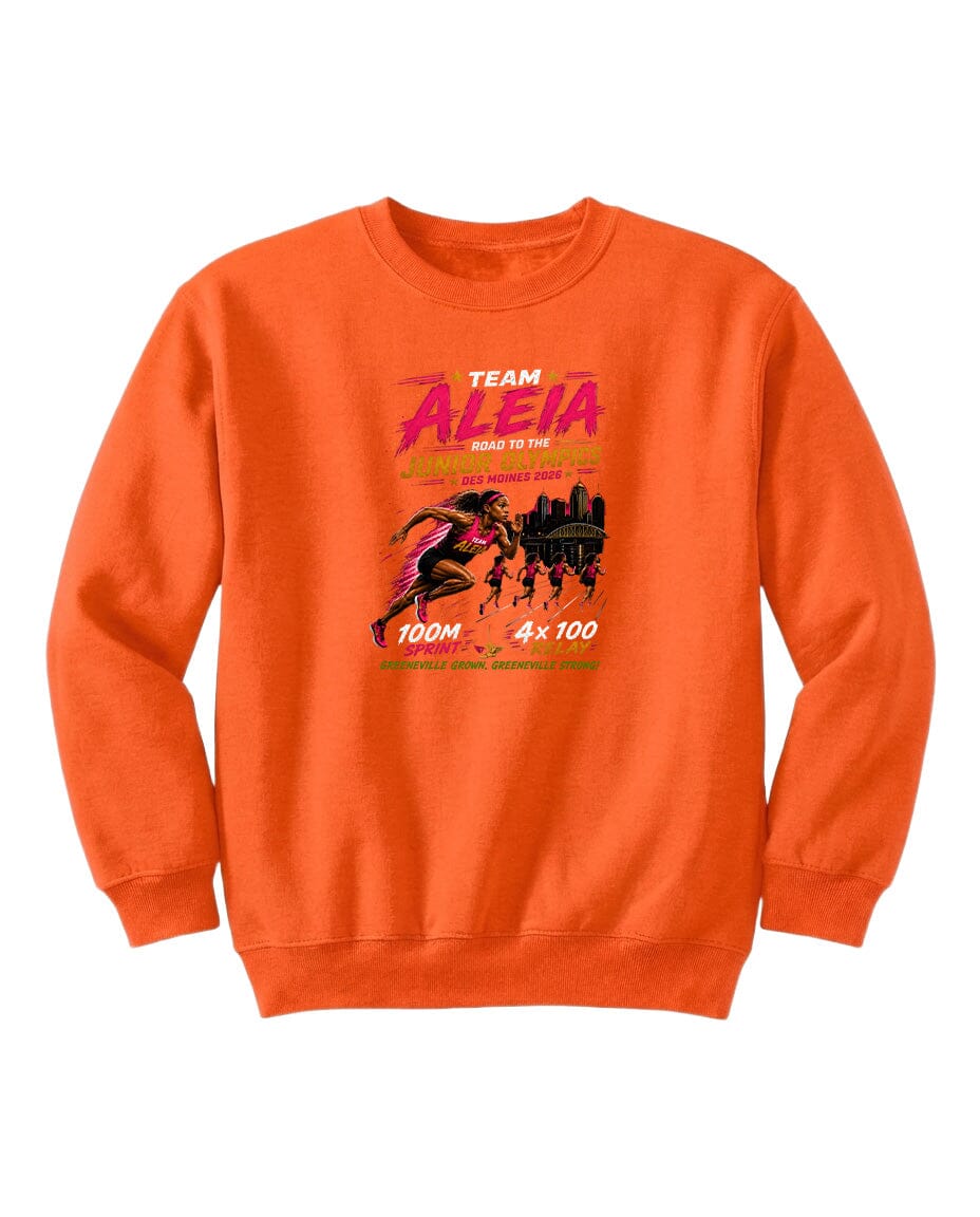 YOUTH Team Aleia Full Chest Logo T Shirt | Hoodie | Long Sleeve | Sweatshirt | Crew Neck | Tank Top Fiesta Doodle waterproof vinyl sticker. dishwasher safe outdoor sticker.
